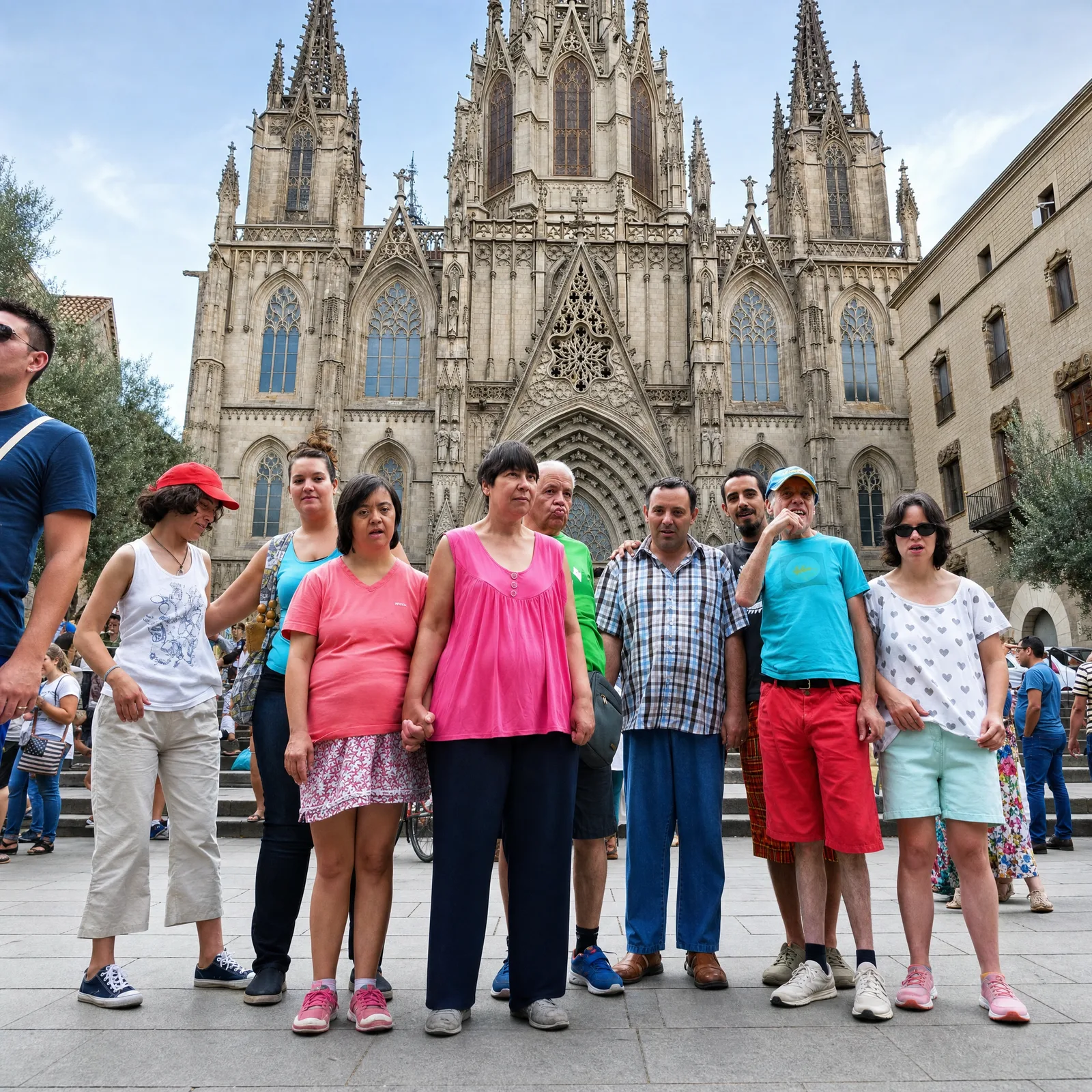 Grup de persones durant una sortida cultural a Barcelona